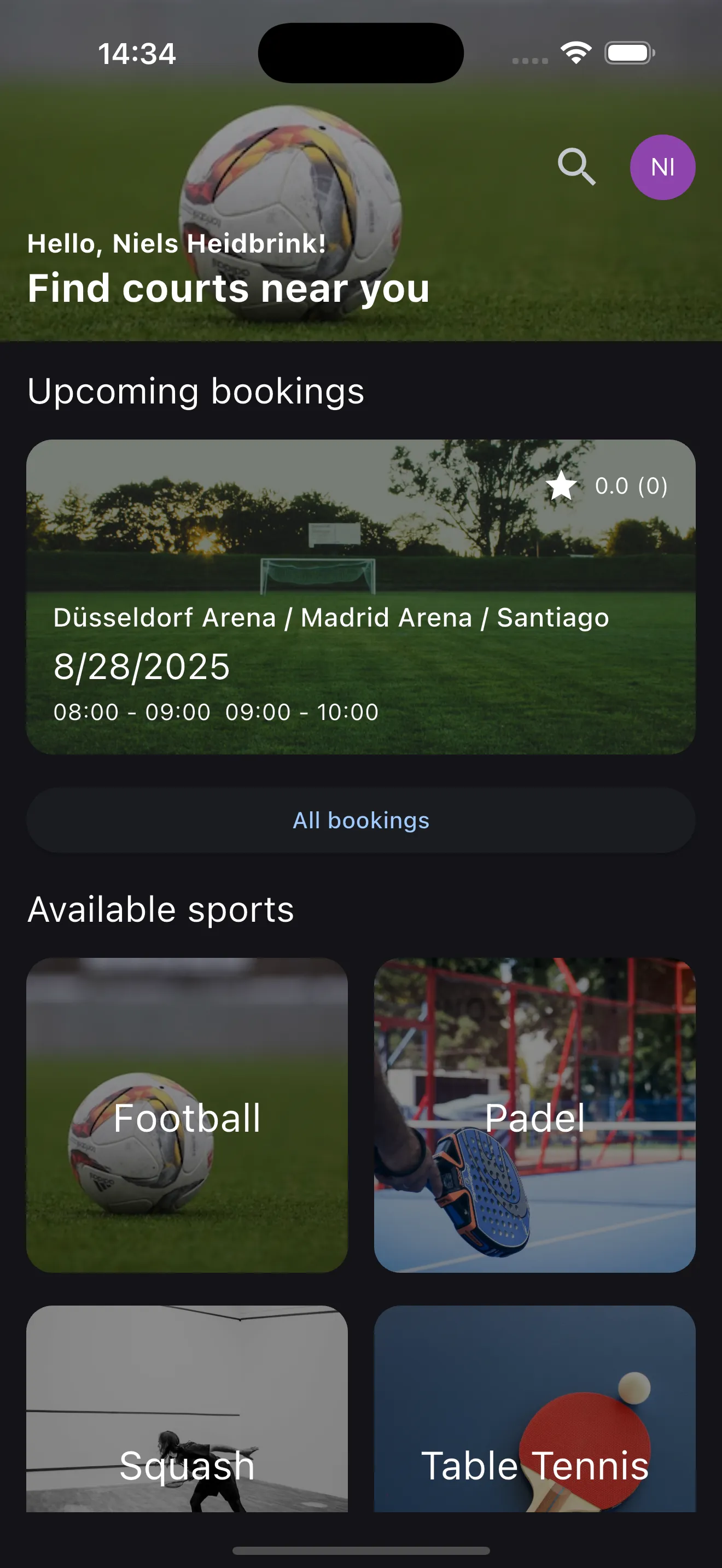 Flanke App Screenshot